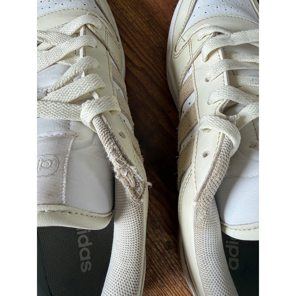 Adidas Entrap Sneakers Women 8.5 Cream White Good Retro Low Top IH7881 - Picture 6 of 6